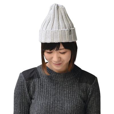 nakota Оригинальная меланжевая вязка крупной вязки Свободная меланжевая белая шапка, Размер,