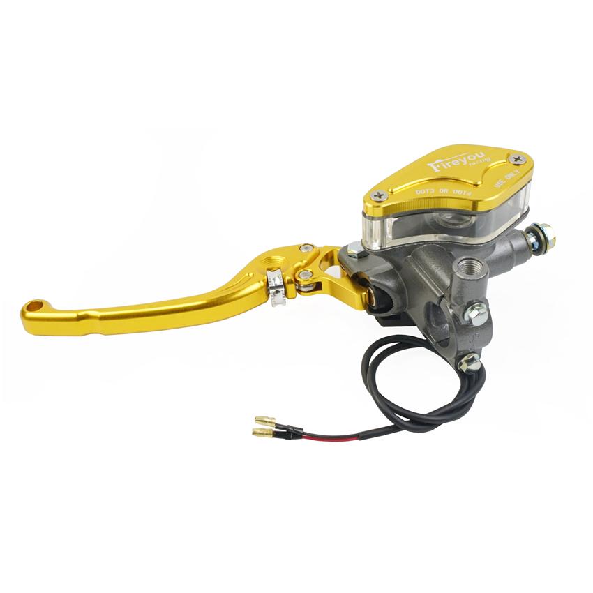 Lever Adjustable Handle Hydraulic Clutch Brake Pump Master Cylinder Motorcycle Racing Universal For Yamaha Kawasaki Brake