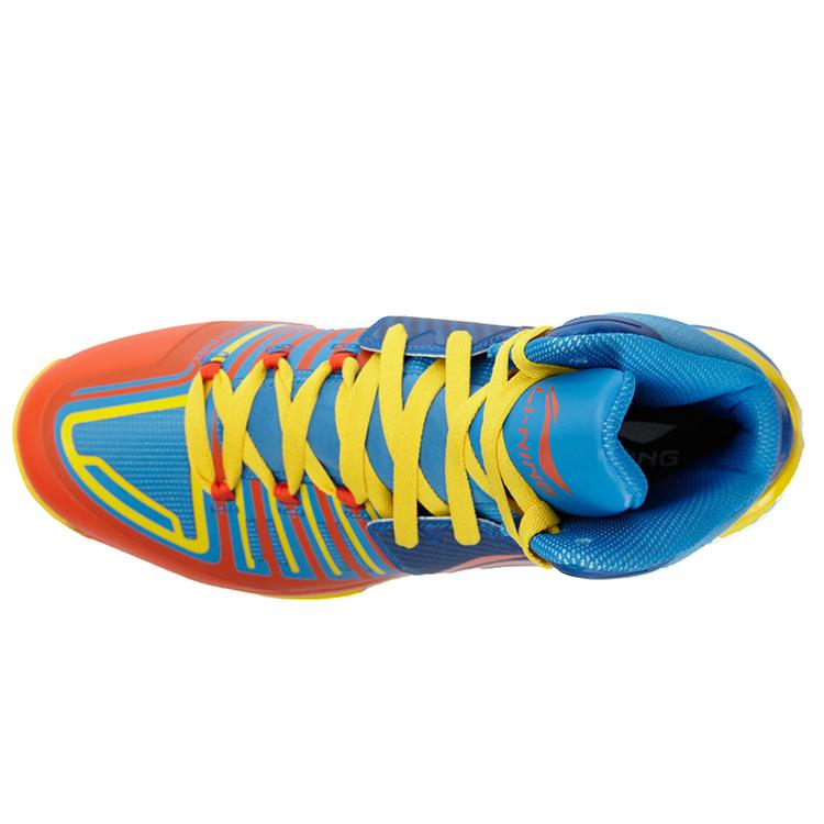 Баскетбольные кроссовки Li Ning Speed 1 Унисекс Средняя высота Синий/Красный/Желтый ABAJ011-2