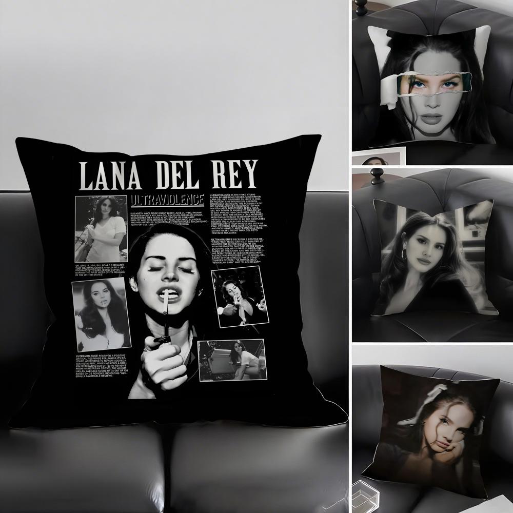 LLana DelL Ray Singer Cushion Cover Pillowcase Ultra Soft Skin Friendly Fabric Cloud Like Comfort Concealed Zipper