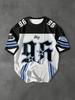 The T-shirt for the Summer of Features a Casual Fashionable Soft and Breathable 3D Digital Pattern Print