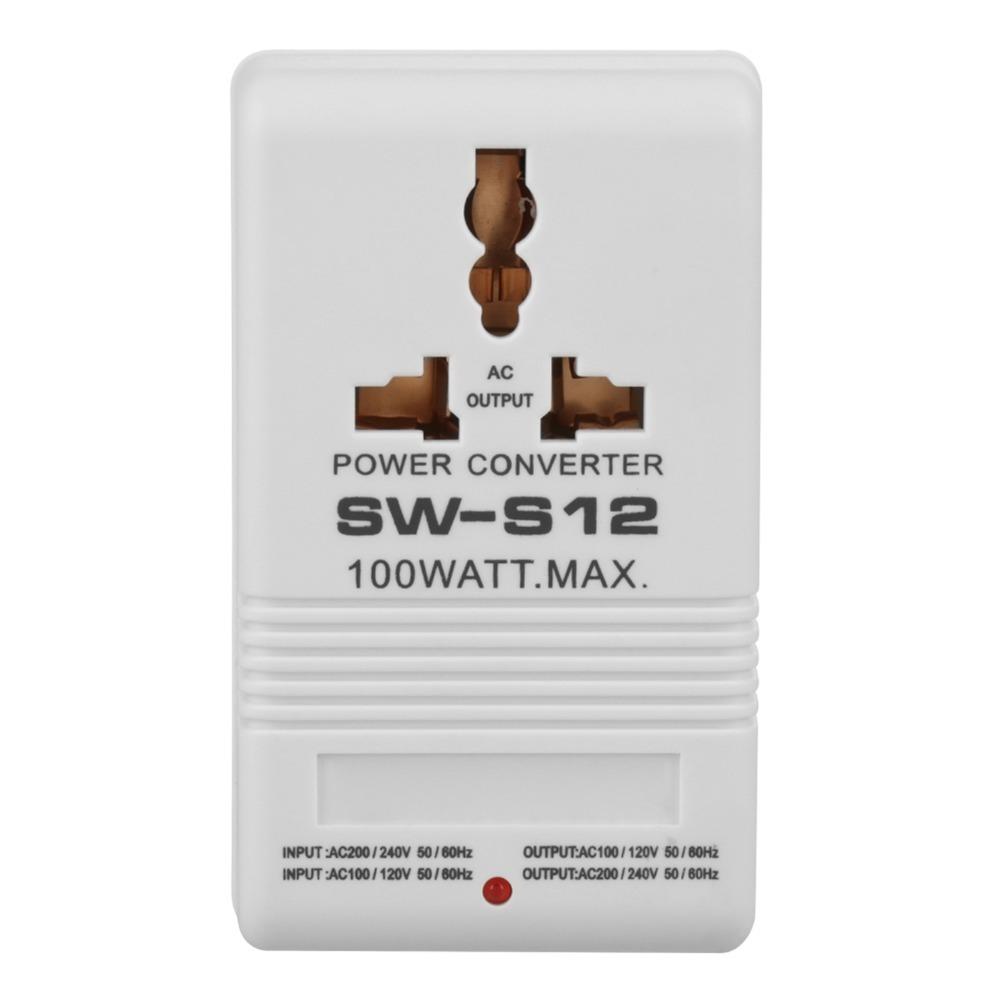 100W Power Voltage Transformer Two-Way Conversion Power Converter  RV Camping