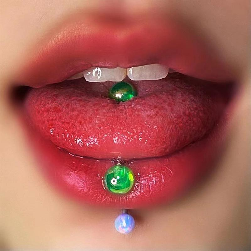 Titanium Steel Colorful Tongue Nails Piercing Body Studs Piercing Body Jewelry