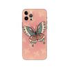 Чехол для телефона 'Цветок бабочки' для iphone 5 5s 2020se 6 6s 7 8 plus x 10 XR XS 11 12 13 mini pro MAX черный ТПУ задняя крышка