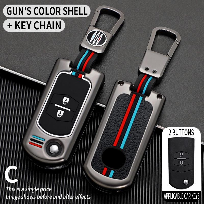 2 3 Buttons Car Flip Key Case Cover Protective Shell Fob For Mazda 2 3 5 6 8 CX7 CX-7 CX5 CX-5 CX9 CX-9 MX5 MX-5 M6 RX8 RX-8