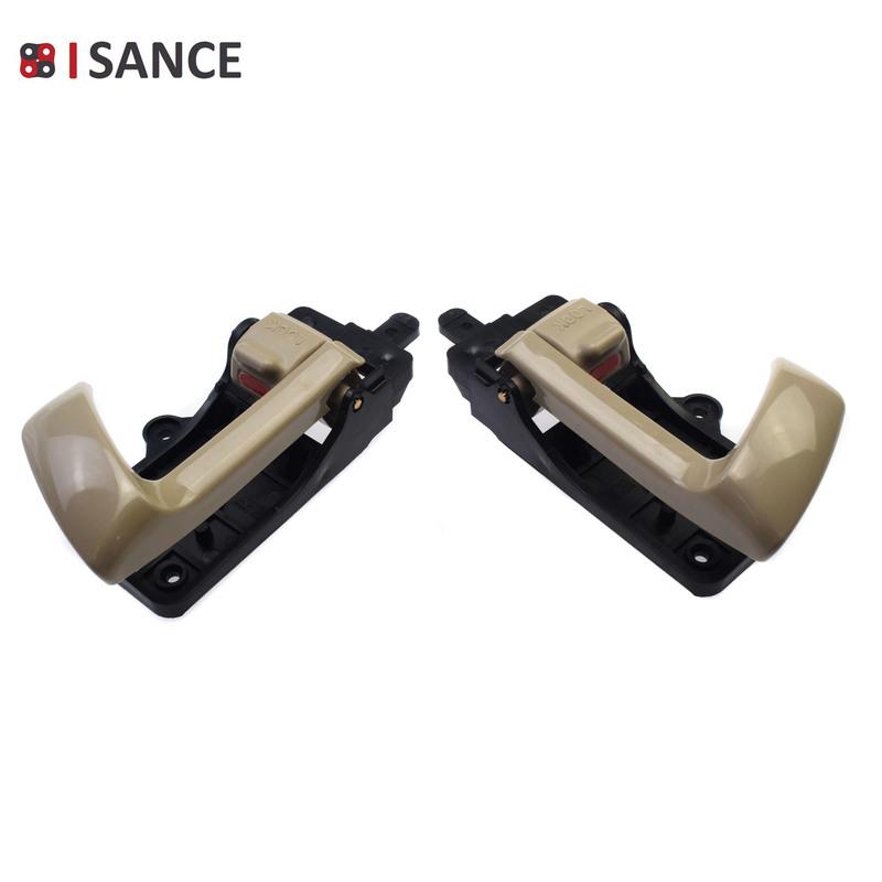 1/2/4 Pcs For 2007-2012 Hyundai Santa Fe 2.4L 3.5L Grey Beige Interior Door Handle Front Rear Left Driver OR Right Passenger