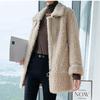 2025 Women's Real Wool Shearling Coat - One-Piece Lambswool Fur Outerwear, Off-Season Style