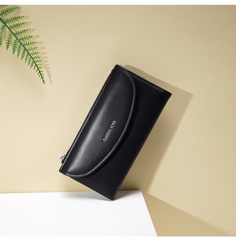 Женский длинный клатч-кошелек 2025 года — стильный, многофункциональный, большой емкости, искусственная кожа