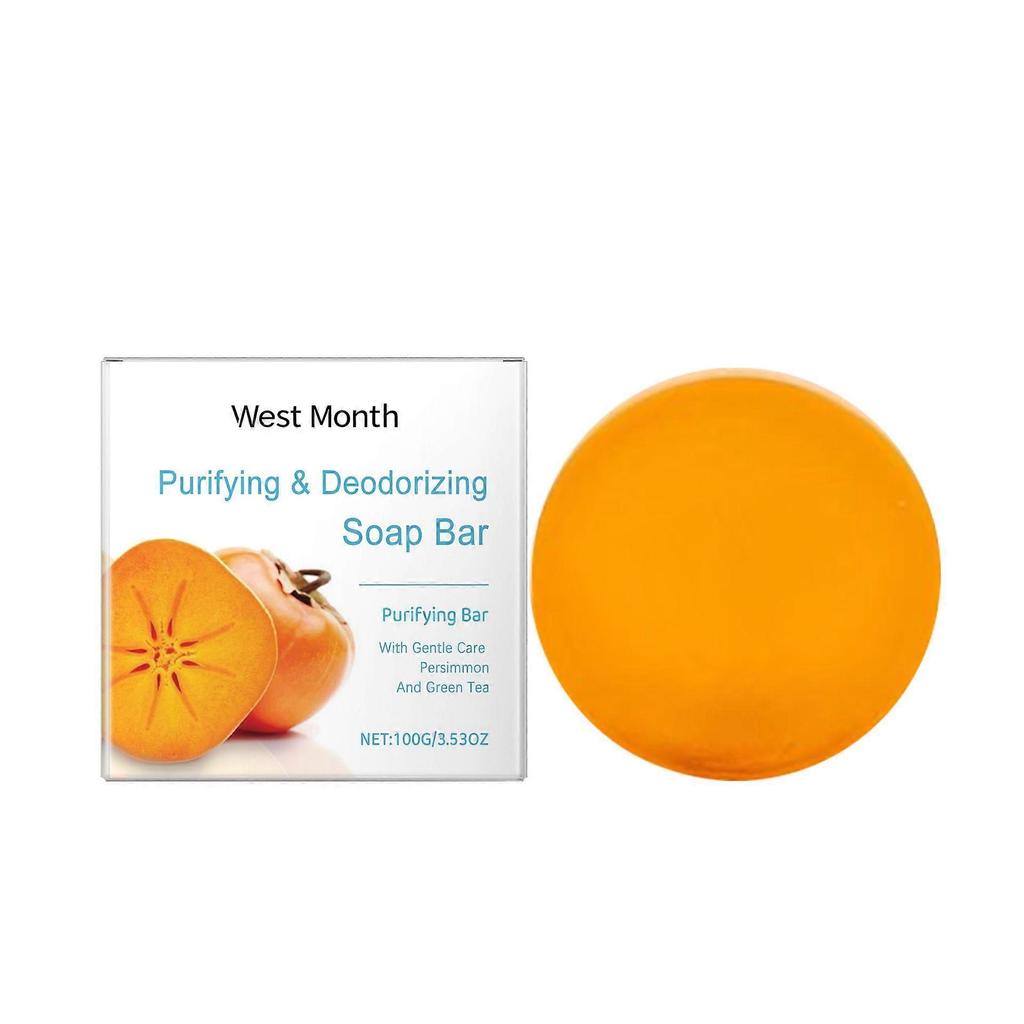 Persimmon cleansing soap daily gentle cleansing moisturizing body skin bath fragrance 100g