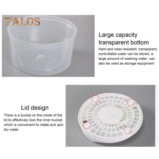 3л большая овощечистка для салата, чаша для мытья фруктов и овощей, сушилка для салата, корзина для слива фруктов