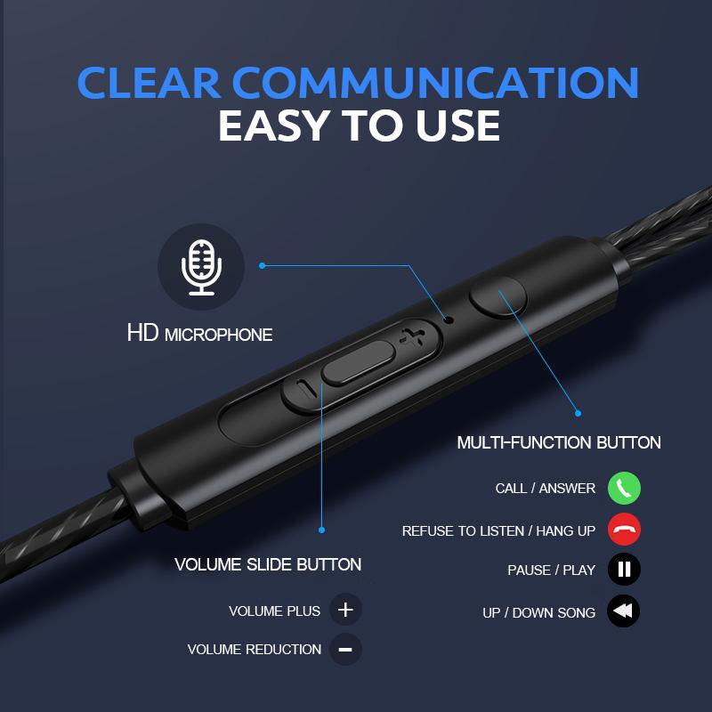 3.5mm Jack Earphone For Huawei Honor 10 9 Lite 8 7 7A 7X 7C 7S 6 10 6X 6A 6C Pro 5C 5A 5X 4C Earphones Earpiece Earbud Headset