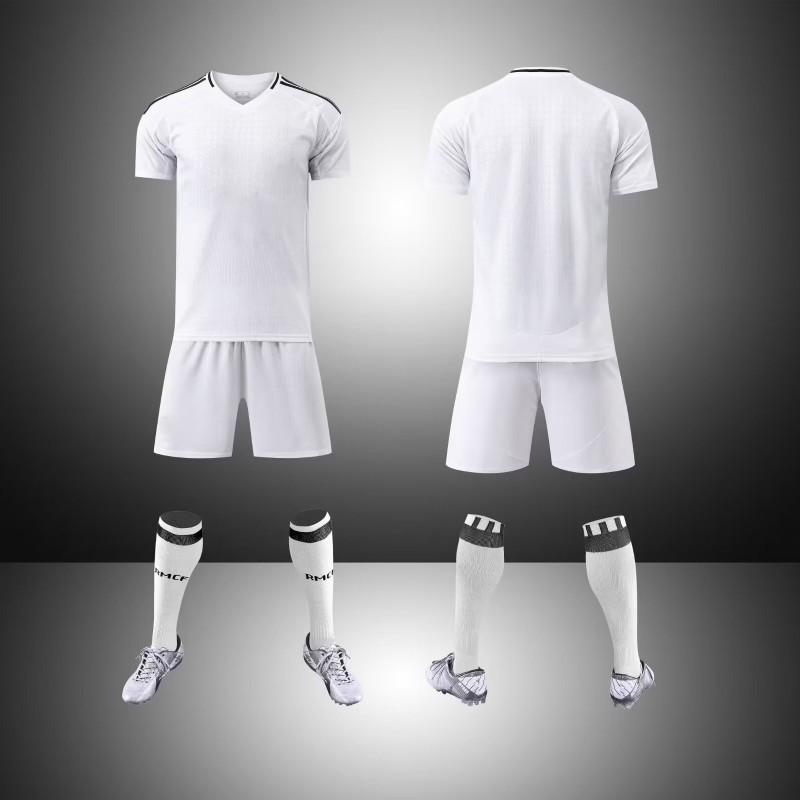 Custom Printed Soccer Training Jersey Set Men Women Kids Sportswear Football Club Team Uniform