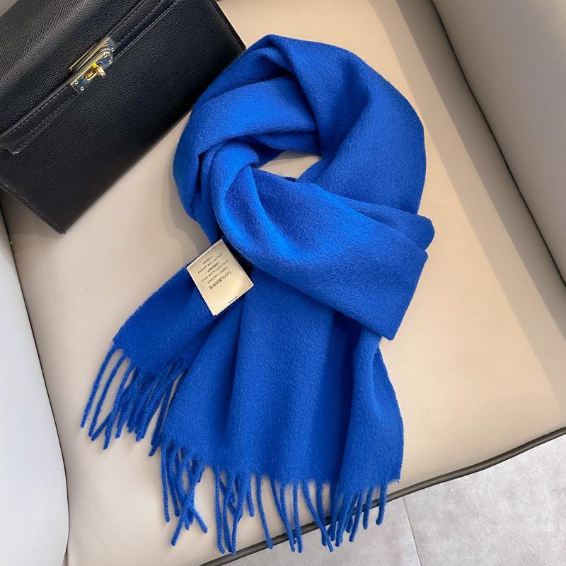 Autumn and Winter Warm New Cashmere Scarf Couple Tassel Shawl Fashion Casual Scarf Premium