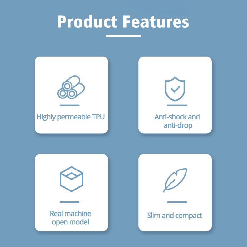 HdoorLink 2 шт. прозрачный силиконовый мягкий защитный чехол из ТПУ для наушников Airpods Max, аксессуары для наушников, прозрачная крышка, сменная повязка на голову