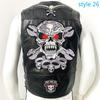 Vest Street Punk Vest Jacket Sleeveless Harley Motorcycle Badge Embroidered Vest