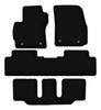 БАЗОВЫЕ черные велюровые коврики для: Mazda 5 I 7-местная (2005-2010)
