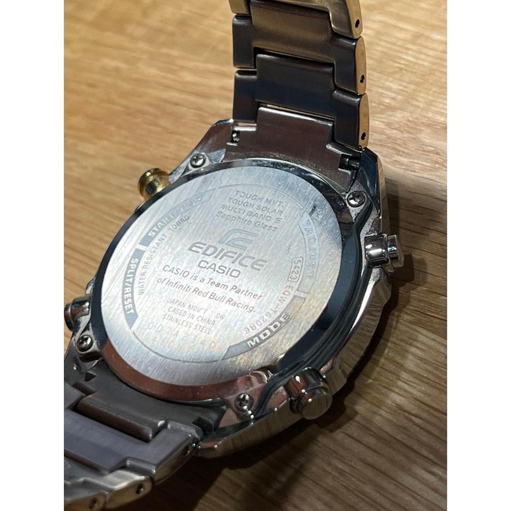 Б/у *Специальное снижение цены "Ограниченная модель" CASIO EQW-T620RB Часы Edifice Infinity Red Bull Лимитированная серия