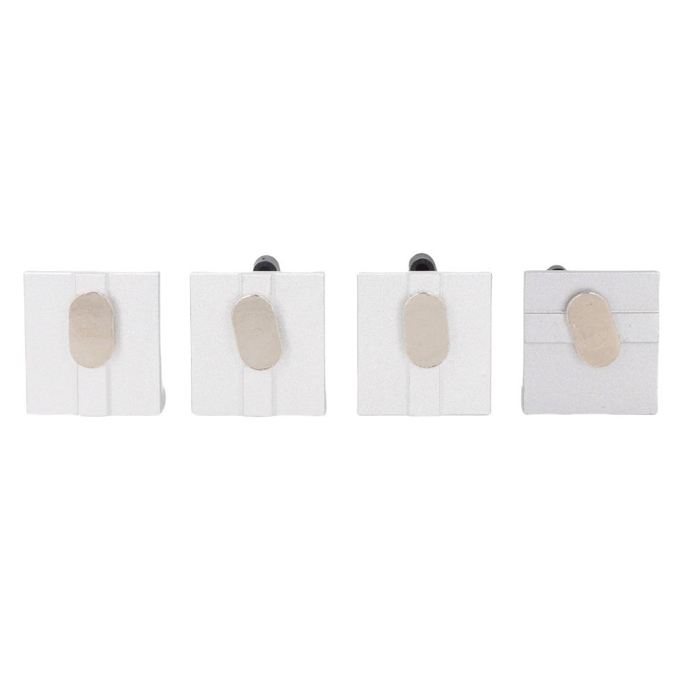 4pcs Short Block T Track Stop Block Aluminum Alloy Universal Stop Block For Sanding