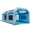 VEVOR Inflatable Spray Booth Car Paint Tent 792 cm x 457 cm x 335 cm Filter System 2 Blowers