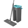 Extra Flat Mop with Wringer Bucket 4 Reusable Microfiber Mops