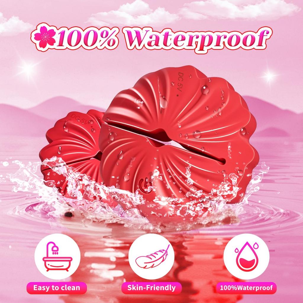 Nipple Vibrator Toy Nipple Clamps BDSM 9 Vibration Modes, Nipple G-Spot Stimulation, Adult Sex Toy Suitable for Women and Couples