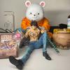 Аниме One Piece Модель Сидячая Поза Трафальгар Д. Статуя Закона о Воде Настольная Модель Сцена Периферийная Игрушка Детский Подарок на День Рождения