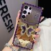 Luxury Butterfly Bracket Diamond Phone Case for Samsung S24 Ultra S23 Plus S22 S21 A24 A73 A72 A54 5G A53 A34 A32 A22 A13 Cover