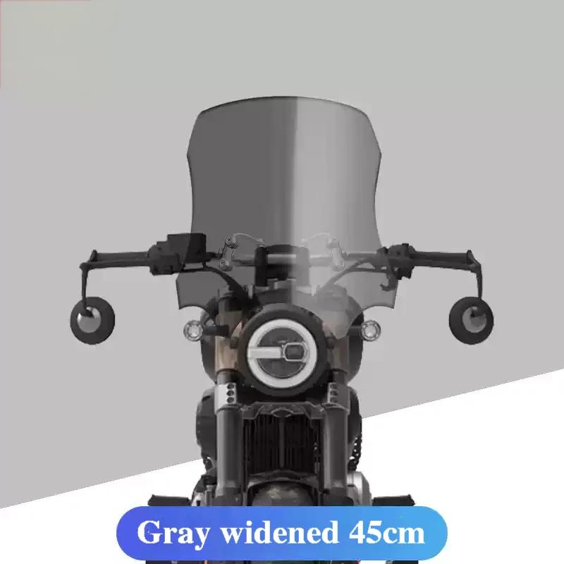 For BENDA BD300 Protection Windproof Windscreen Windshield Front Screen Accessories Motorcycle Increased Windshield