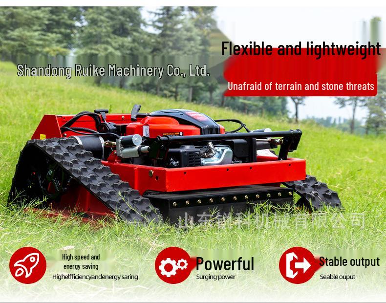 HT550B Tracked Remote Control Lawn Mower and Agricultural Mulcher
