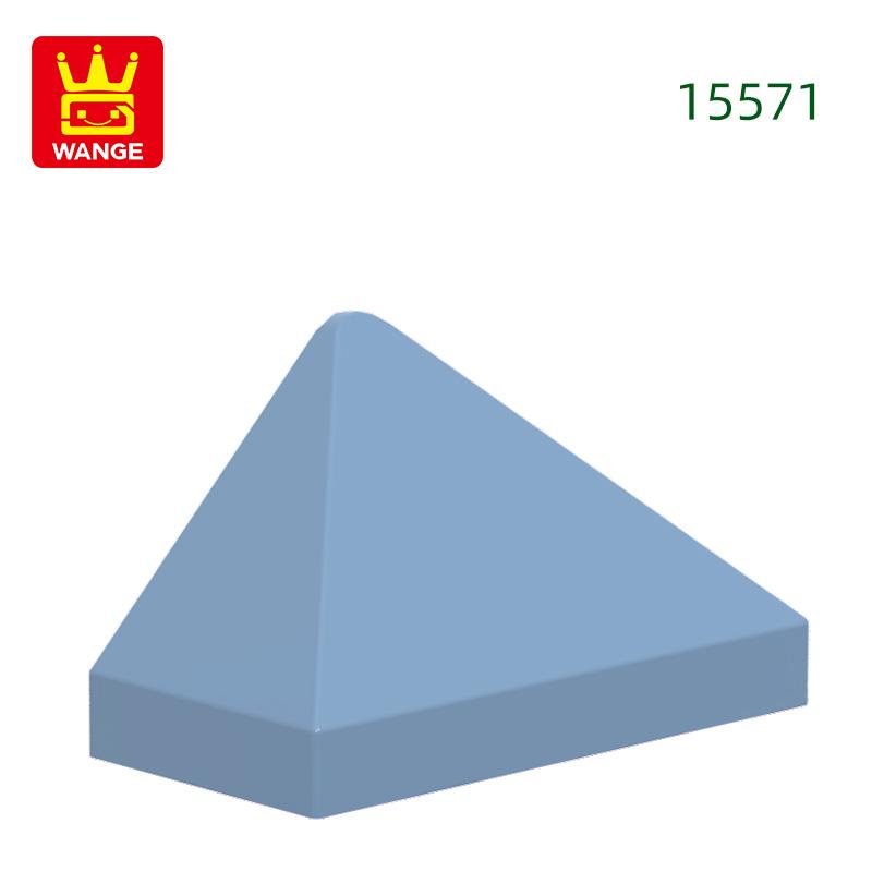 Нетоксичный 243 шт./лот 15571 Наклонный 45 2x1 Тройной с держателем для штырьков снизу Блок Moc Цветные Аксессуары Совместимые с Кирпичом Дети