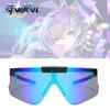 Trendy Game-inspired Eyeglasses For Anime Cosplay Blue Color