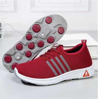 Сетчатая мужская и женская обувь для ходьбы, новая массажная подошва, женская обувь на одной педали, повседневные одинарные туфли, мягкая подошва, женская удобная и нескользящая