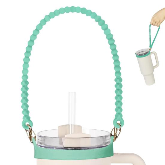 Water Bottle Lanyard Soft Retractable Water Bottle Handle Holder Lightweight Portable Plastic Travel Camping Water Cup Carrier