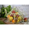 Kettle openwork fruit basket in retro style