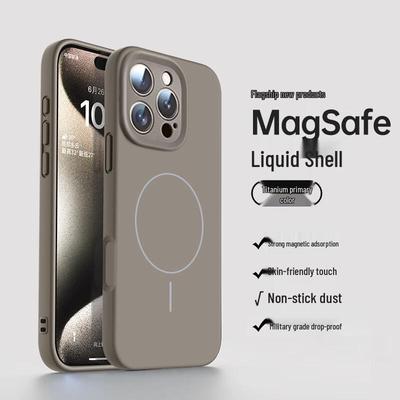 NEYAA MagSafe Жидкий силиконовый чехол для iPhone