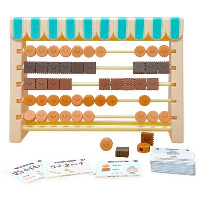 Mana Biscuit 50 Ball Abacus для игры и обучения Eye Up образовательная игрушка номер