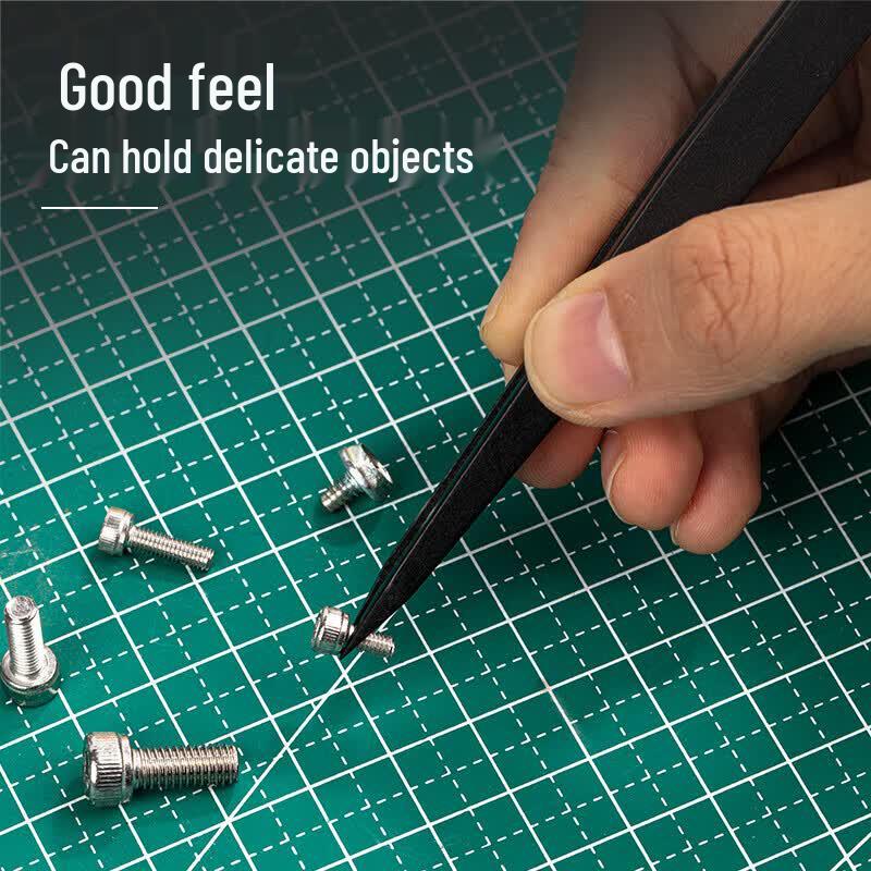 Deli Anti-static Tweezers Set, 3-Piece