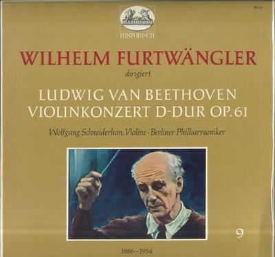 Грампластинка WOLFGANG SCHNEIDERHAN WILHELM FURT Бетховен Концерт для скрипки с оркестром ре мажор O 88024 HELIODOR Германия Классика Б/у