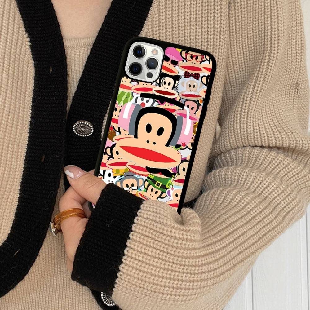 Classic P-Paul F-Frank Logo PC+TPU Protective Phone Case For IPhone 17 16 Pro Max 15 Plus 14 13 12 11 Cover