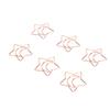 100pcs Star Moon Paper Clips Prevent Rust Skid Resistance Cute Paperclips for Office Daily Use