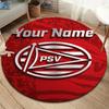 Philips Sport Vereniging Custom Name Round Area Rug,Carpet Rug for Living Room Bedroom Sofa Playroom Decor,Non-slip Floor Mat