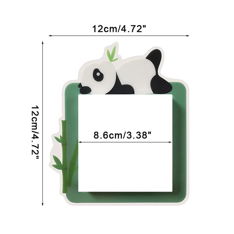 Светящаяся наклейка на выключатель с изображением животных, мультяшная наклейка, светящаяся в темноте, флуоресцентное украшение, наклейка на выключатель с изображением панды, декор для детской комнаты