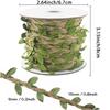 Новая DIY Натуральная Джутовая Шпагат 5MM Шпагат Лоза Мешковина Шпагат 10м Рулон Зеленые Листья Мешковина Шнур
