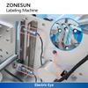 ZONESUN ZS-TB890 Automatic Label Rewinder Machine Reel to Reel Counter with Label Applicator