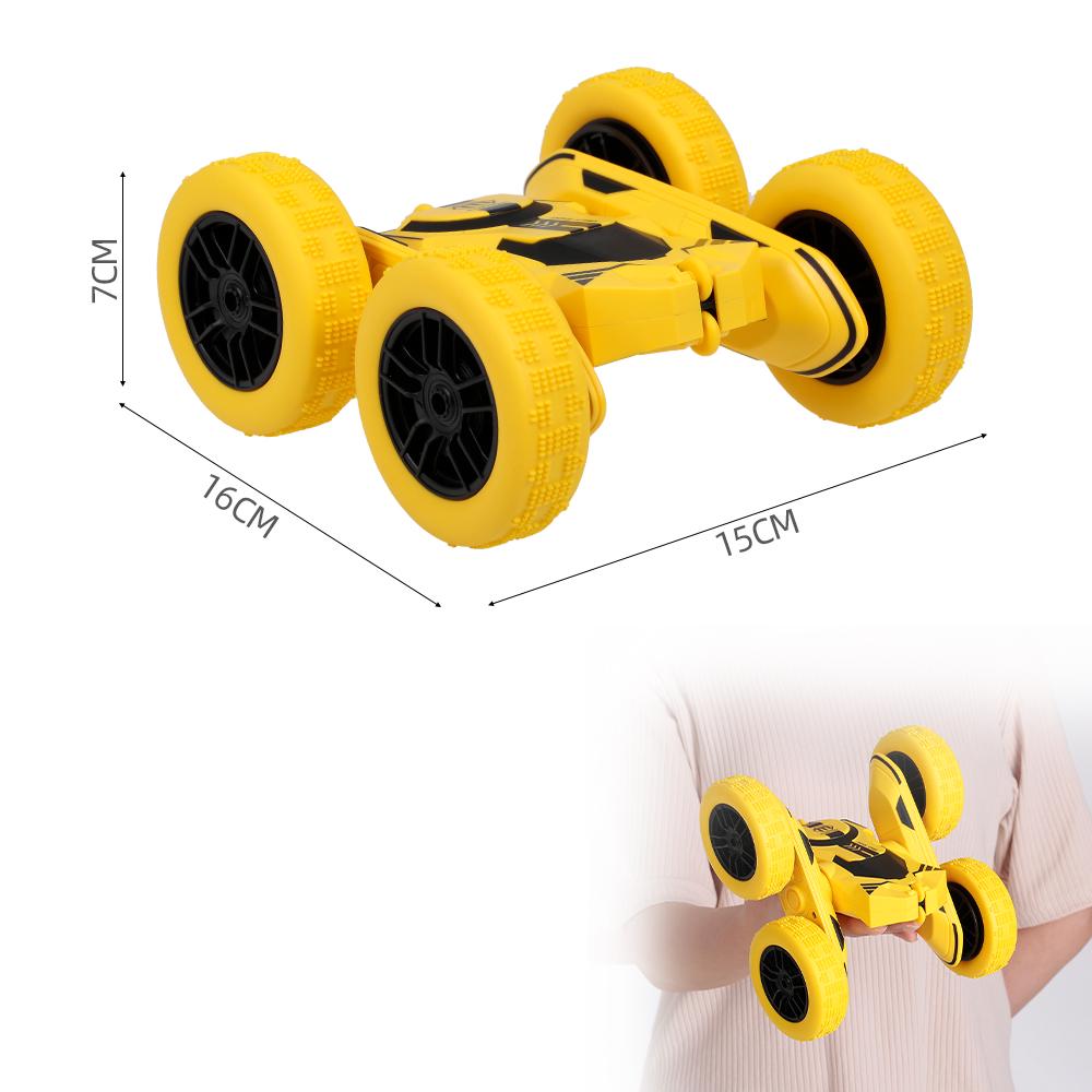 1/28 RC Stunt Car High Speed Tumbling Crawler 360 Degree Flips Двусторонняя вращающаяся акробатическая RC Car