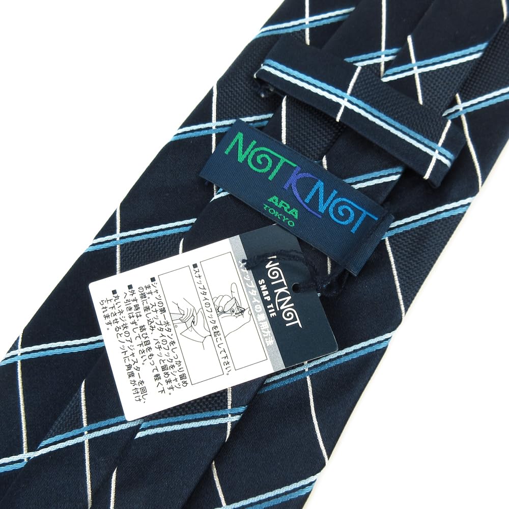 [KnotKnot] Necktie 18493-20000-1807-02 Saxophone Blue SIZE:Free Width:8cm Total Length:48cm