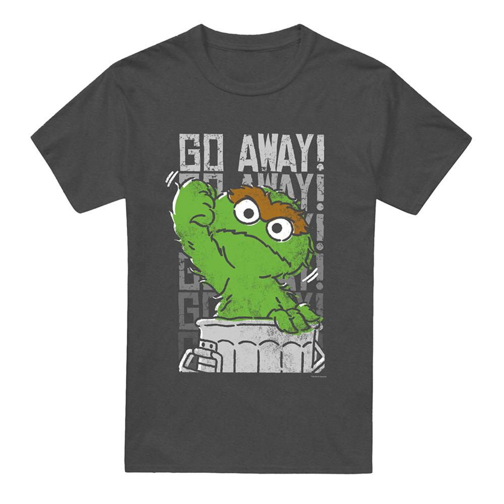 Sesame Street Unisex Adult Go Away T-Shirt