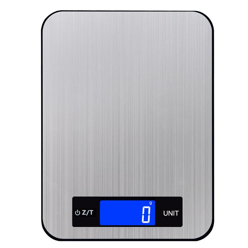 Changxie Factory New Design 20kg 15kg 10kg 5kg 11lb Big Capacity Stainless Steel Electronic Digital Weighing Food Kitchen Scale
