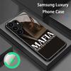 Чехол для телефона GAME mafia the old country Для Samsung S25 S24 S23 S22 S21 S20 Plus Ultra Note20 Стеклянный Магнитный Чехол