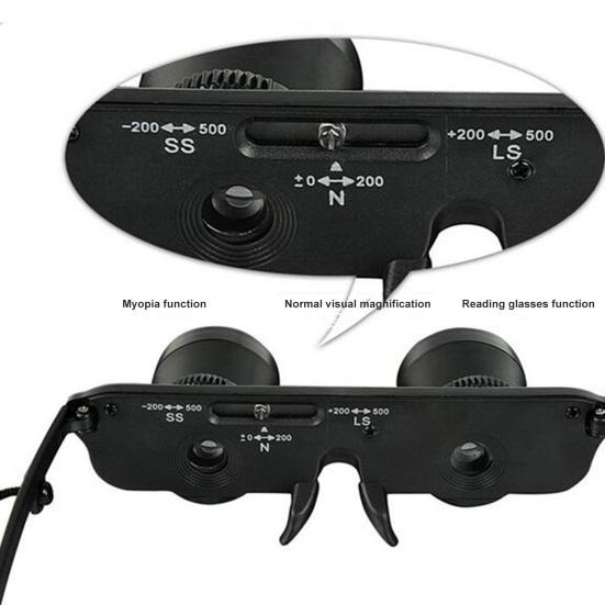 Бинокли с высокой светопередачей, регулируемым увеличением фокуса, пресбиопией, близорукостью, функцией 3-кратного стеклянного типа, биноклями, телескопами, наружными поставками